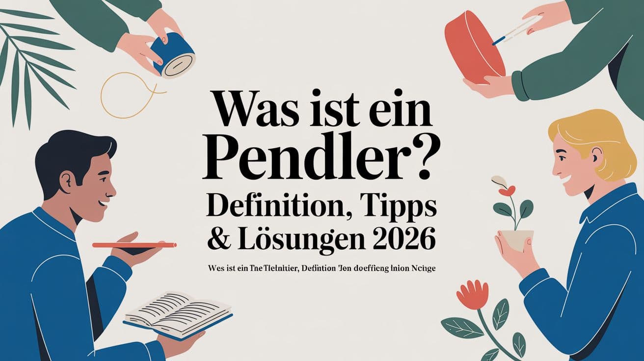 Was ist ein Pendler? Definition, Tipps & Lösungen 2026
