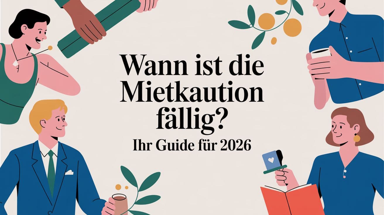 Wann ist die Mietkaution fällig? Ihr Guide für 2026
