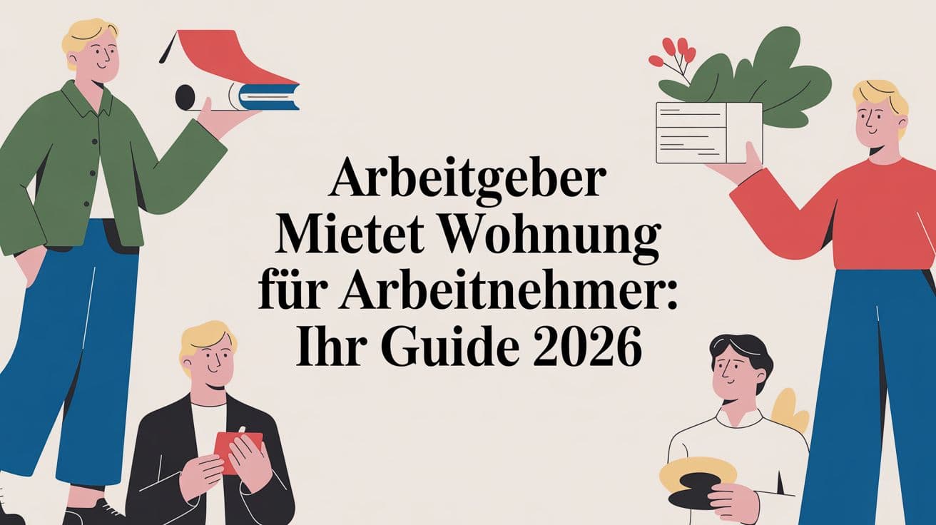 Arbeitgeber mietet Wohnung für Arbeitnehmer: Ihr Guide 2026