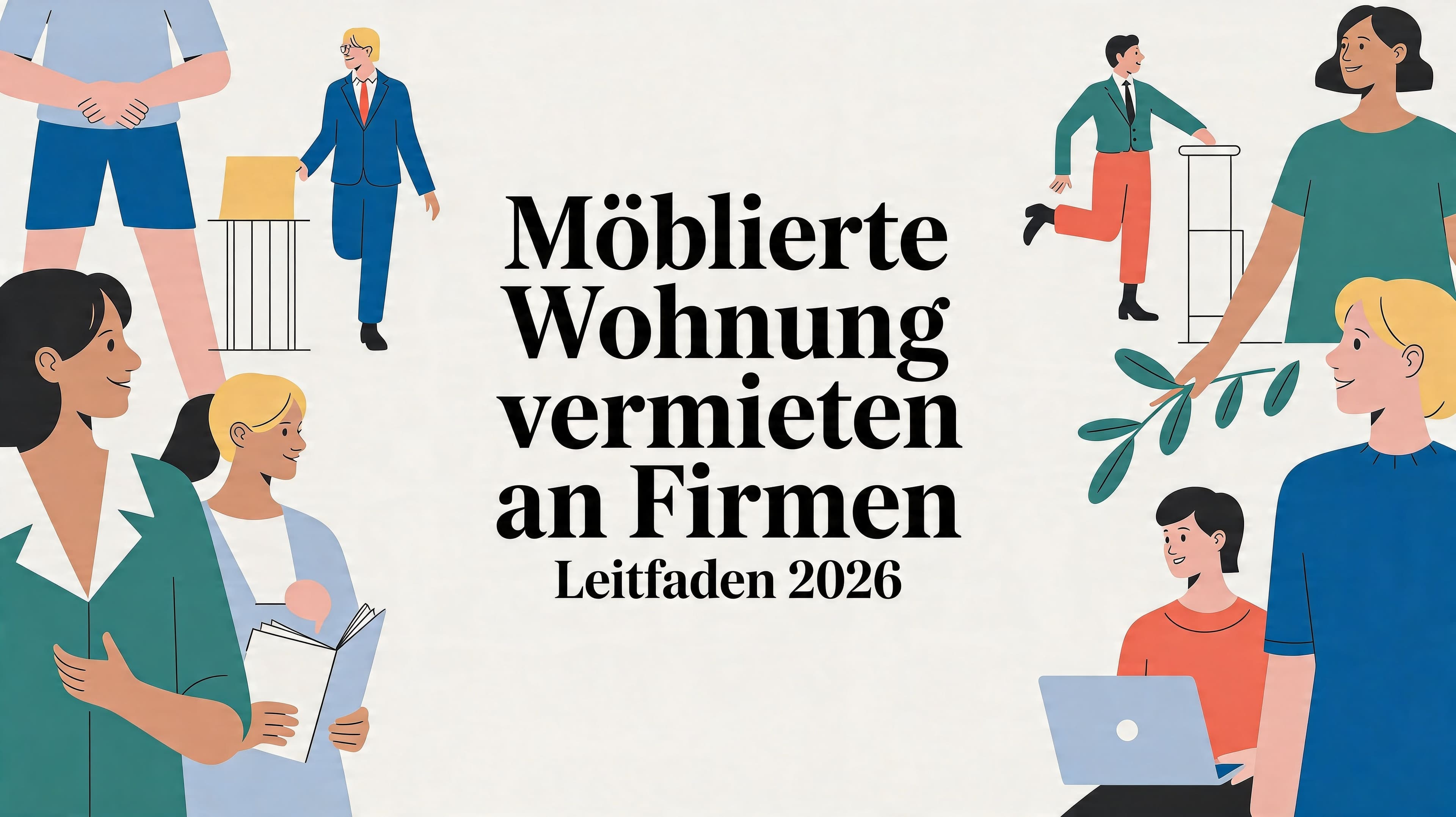 Möblierte Wohnung vermieten an Firmen Leitfaden 2026