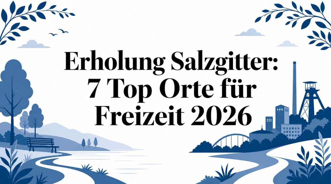 Erholung Salzgitter: 7 Top Orte für Freizeit 2026